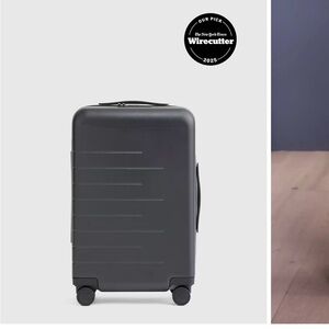 Quince Black Hardshell Carry-On Suitcase